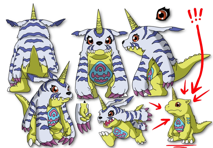 عکس گابومون (Gabumon)